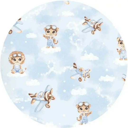 Qmini Lenjerie De Patut Bebe Pentru Patut Bumbac Cu Cauciuc Albastru Deschis 120x60cm Qmini Lenjerie De Patut Bebe Pentru Patut Bumbac Cu Cauciuc Albastru Deschis 120x60cm