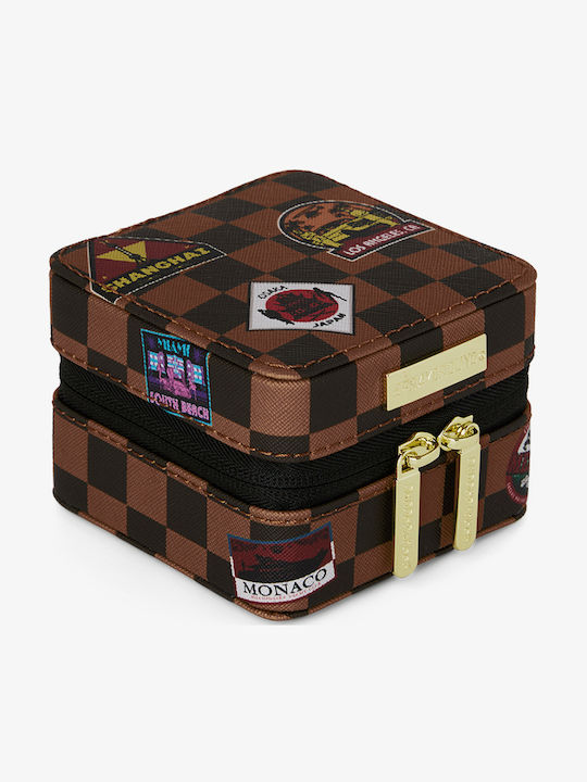 Sprayground Дамски Часовник Кварцов с Кафява Метална Верижка