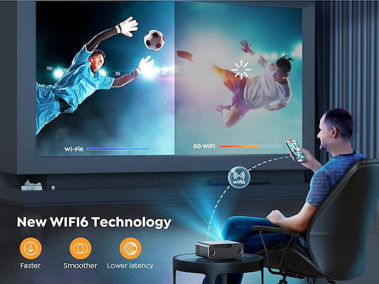 Yaber Pro V9 Mini Proiector LCD Full HD Lampă LED cu Wi-Fi