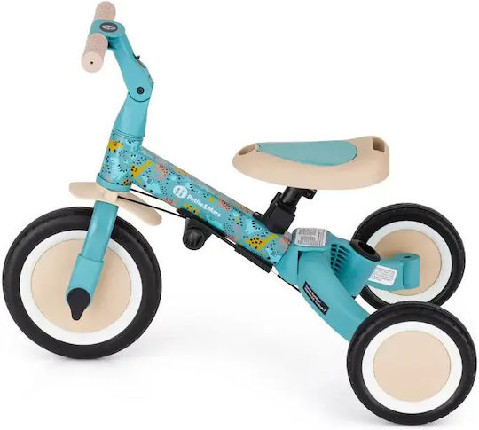 Petite & Mars Turbo Tricicletă Convertibilă cu Mâner pentru Părinți 5 în 1 pentru 1.5+ Ani Turcoaz 613383