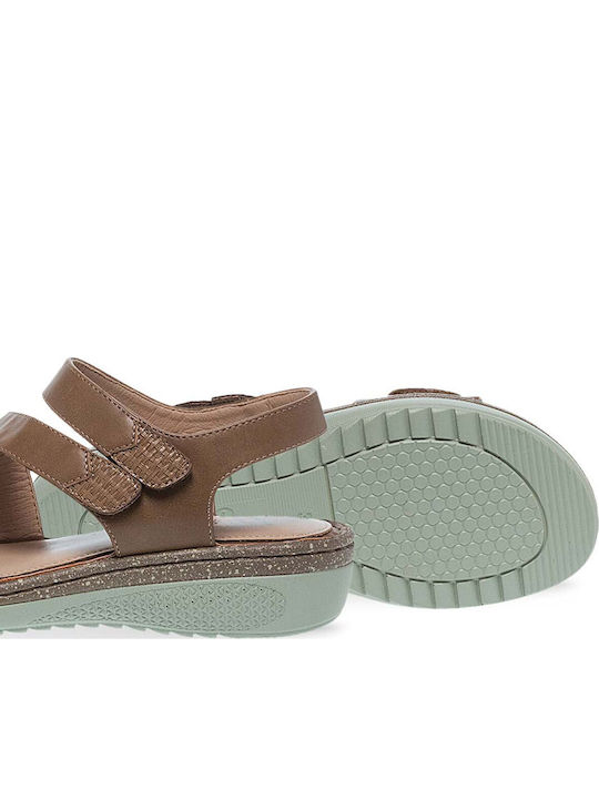 Leather Women's Anatomic Brown Sandals