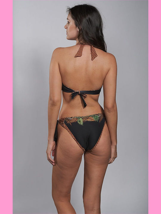 Bikini Slip with Laces Floral
