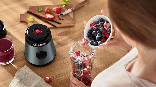 Bosch Serie 2 Блендер с Кана Тритан 600 мл 450W Черен