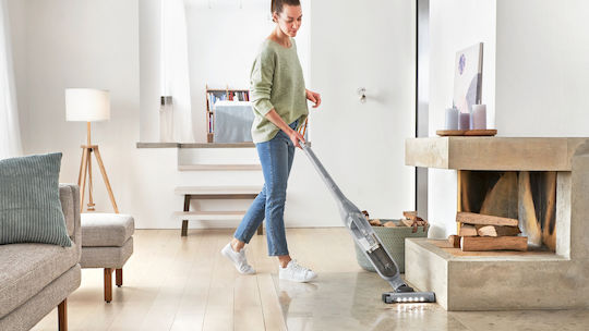 Bosch Rechargeable 2 in 1 Stick & Handheld Vacuum 21.6V Silver BCH3K2301