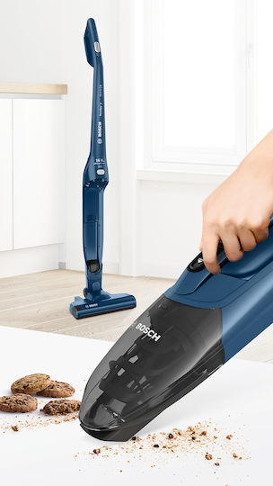Bosch Readyy'y Serie 2 Прахосмукачка 2 в 1 Stick & Ръчна Синя