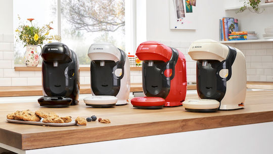 Bosch Кафемашина за капсули Tassimo Налягане 3.3бар Червена