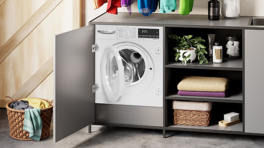 Bosch Mașină de Spălat-Uscător Rufe 8kg/5kg cu Abur 1400 Rotatii