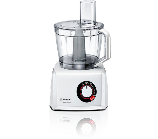 Bosch MultiTalent 8 Multifunctional Food Processor 1100W With 3.9lt Bowl And White Blender Jug