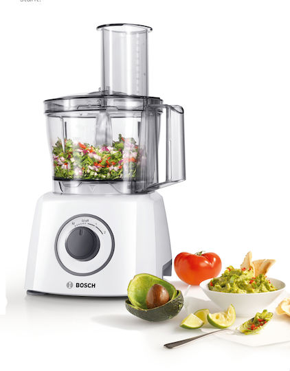 Bosch MultiTalent 3 Πολυμίξερ 800W με Κάδο 2.3lt Λευκό