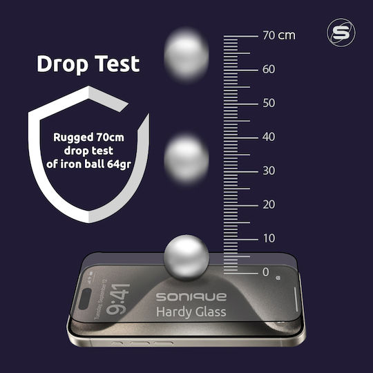 Curvy Glass Sonique Premium Series HD Full Cover 9H Compatibility with Realme Realme 16 Pro Plus Black