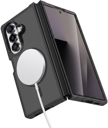 Tech-Protect Magmat Back Cover Silicone / Plastic Black (Galaxy Z Fold 7/8)
