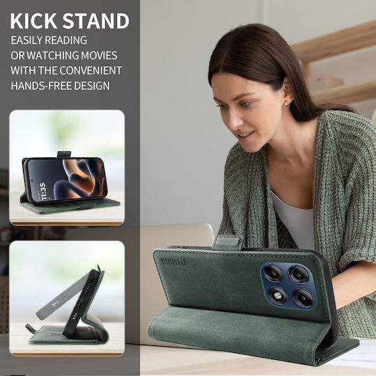 Yikatu Green Wallet (Moto G47)