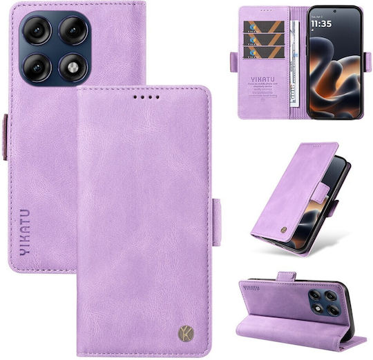 Yikatu Purple Wallet (Moto G47)
