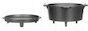 Cast Iron Pot Fox Outdoor Dutch Oven Black