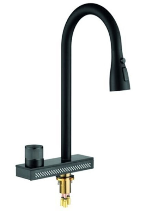 Sanitec Hi Tech Kitchen Counter Faucet Silver