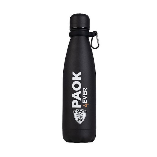 Estia Travel Flask Save the Aegean Ανακυκλώσιμο Μπουκάλι Θερμός Ανοξείδωτο BPA Free 500ml PAOK BC Edition
