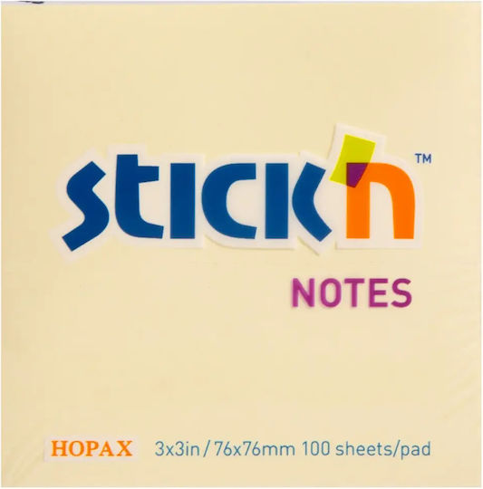 Post-it Stick'n Notes Simple 1 Piece 76x76mm 400 Sheets