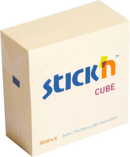 Post-it Stick'n Notes Simple 1 Piece 76x76mm 400 Sheets