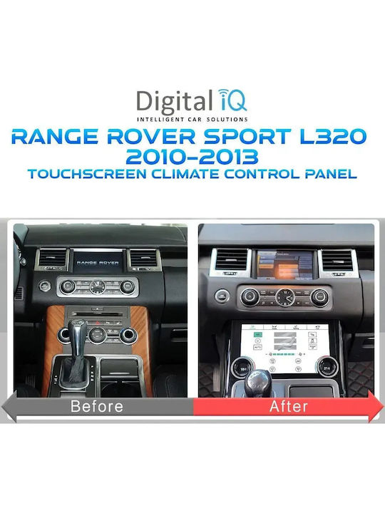 Digital IQ Car Audio System for Land Rover Range Rover Sport 2010-2013 with Clima (Bluetooth/USB/WiFi/GPS/CD) with 10" Touch Screen