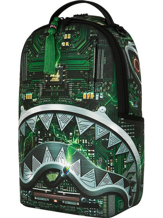 Sprayground Schulranzen Rucksack für Junior High-High School mit Flaschenhalter African Intelligence Rewired & Inspired 29 x 15 x 45cm