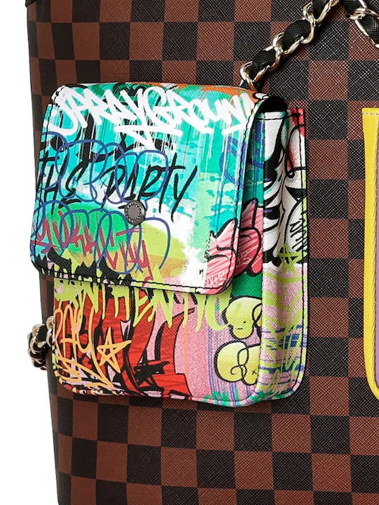 Sprayground Ученическа Раница Основно с Джоб за Бутилка Hanging Pockets Mix Up 29 x 15 x 45 см 2026
