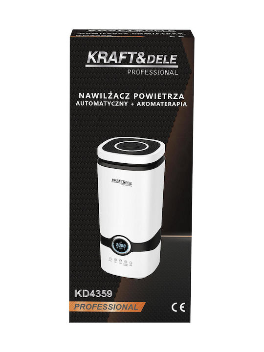 Kraft & Dele Dispozitiv de Aromaterapie cu Ultrasunete cu Telecomandă și Temporizator Albă 4000 ml KD4359 Kraft & Dele Dispozitiv de Aromaterapie cu Ultrasunete cu Telecomandă și Temporizator Albă 4000 ml KD4359