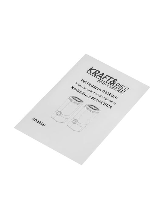 Kraft & Dele Dispozitiv de Aromaterapie cu Ultrasunete cu Telecomandă și Temporizator Albă 4000 ml KD4359