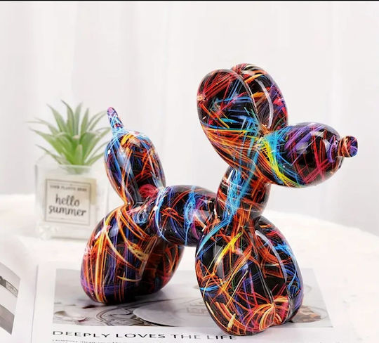 Figurină Decorativă Câine Din Polirosină 22x8.5x18cm