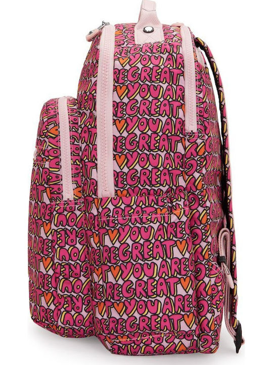 Kipling School Backpack Pink 27 Litres 35 x 20.5 x 44 cm