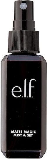 Spray de Fixare a Machiajului E.l.f Matte Magic Mist & Set Oferă Finisaj Mat de Lungă Durată Textură Neaderentă 60 Ml