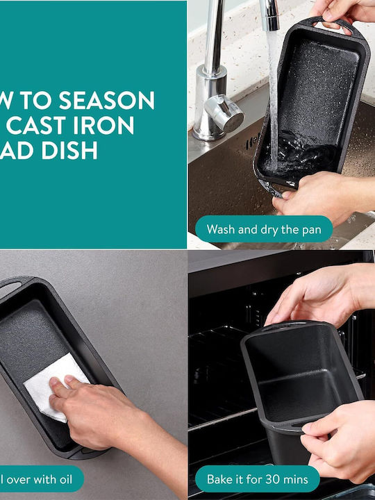 Navaris Bread Baking Tin from Cast Iron
