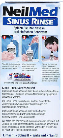 NeilMed 240 ml 2,4 g 10 pliculețe