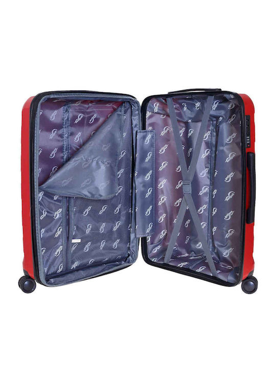Seagull Suitcases Hard Red Set 2pcs