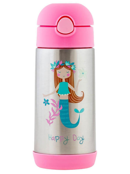 Stephen Joseph "Mermaid" Backpack - Stainless Steel Water Bottle - Lunch Box School Set