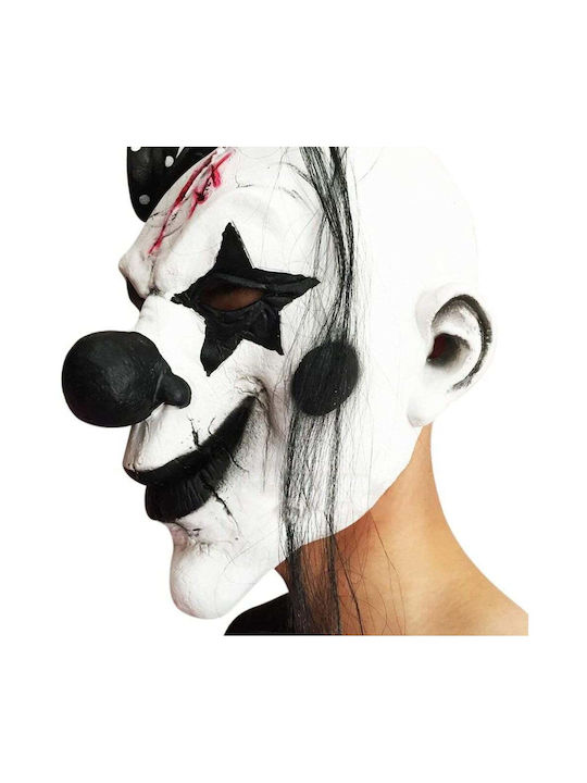 Mască de clovn Halloween din latex pentru carnaval petreceri cosplay