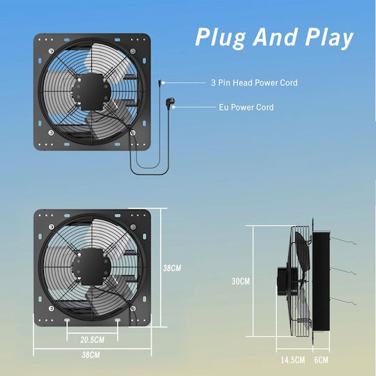 Ventilator De Perete / Geamuri Aygrochy Diametru 300mm