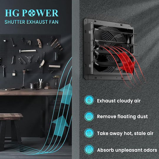 Ventilator De Perete Exhaust Fan Hg Power Diametru 400mm