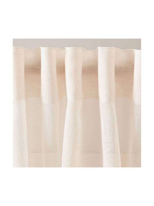 Saray Home Перде с Плик с Писалка Ивори 210x280см