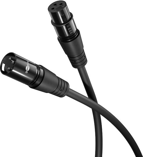 Goobay Cable XLR male - Μαύρο 1m 80028