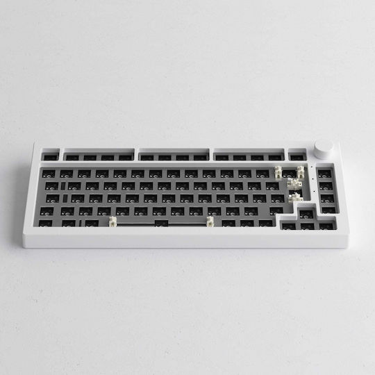 Akko Akko 5075b Via Barebone Gaming Keyboard 75% Ansi Layout Moon White