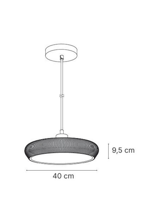 Inlight Orange Pendant Light