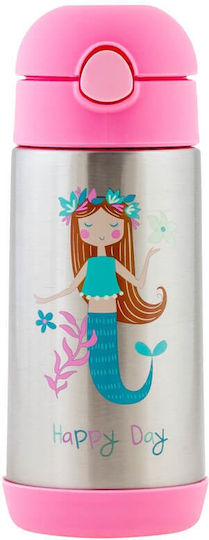 Stephen Joseph Mermaid Insulated Stainless Steel Bottle Kids' Lunch Bag 0.35 Litre