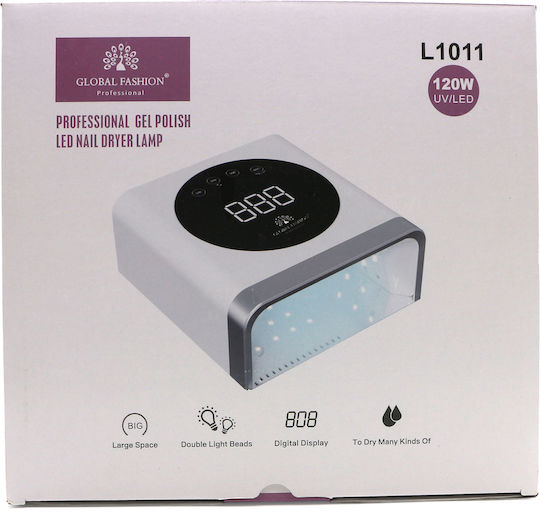 Global Fashion Ноктополиращ Уред UV / LED 120W Бял