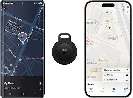Lamtech LAM980800 Apple Find My & Google Find Hub Черен