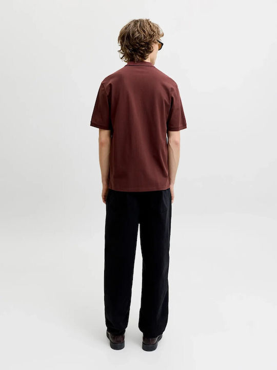 Polo Short Sleeve Blouse Bitter-chocolate