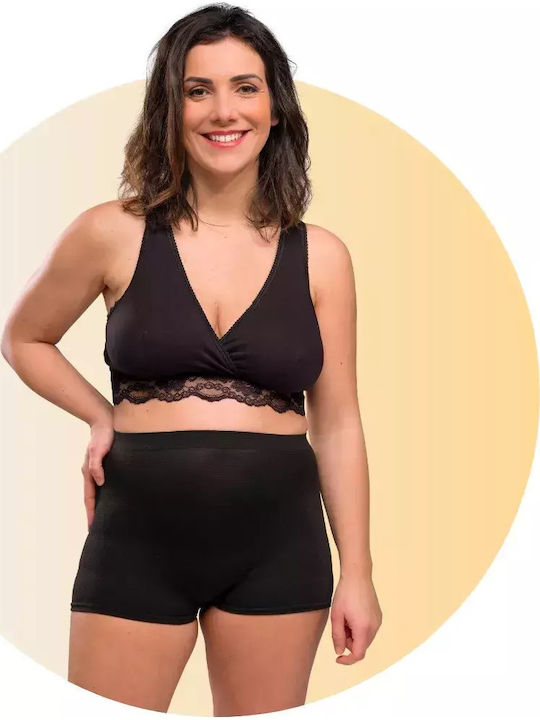 Cariwell Deluxe Black Maternity Brief