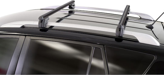 Menabo Menabo Car Roof Bars Aluminum Sherman Black 120 Cm Black Color Volkswagen Bora Variant 5 Doors 1999>2005 Raised Rails Parallel Bars Vacuum 2 Pieces 12280/mb Mp.12280/mb-305