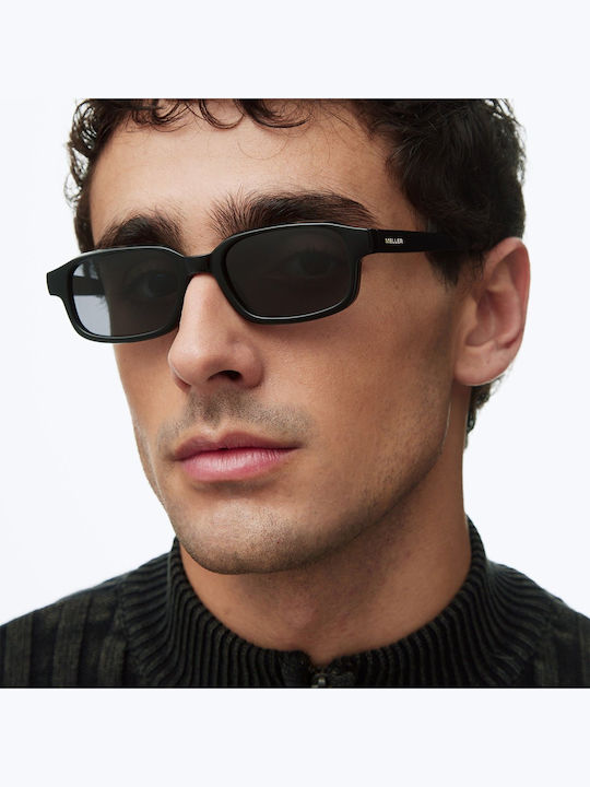 Meller Alle Unisex Sonnenbrillen mit Schwarzem Rahmen und Schwarzem Polarisiertem Glas KYA-TUTCAR