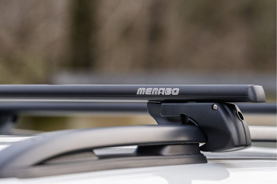 Menabo Menabo Aluminum Car Roof Bars Sherman Black 120 Cm Black Color Seat Ateca 5 Doors 2016 Raised Rails Parallel Bars Gap 2 Pieces 12280/mb Mp.12280/mb-4