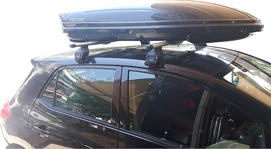 Menabo Kit Aluminum Roof Bars Legs Roof Rack Menabo Mania 460lt Toyota Auris 2007-2012 3 Pieces Mb.tauris12.03